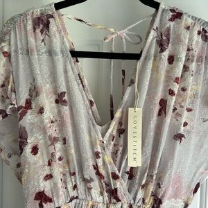 Lovestitch Reyna Pink and White Floral Dress